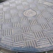 德成鑫 圆形700重型方形雨水井窨井盖下水道阴井 球墨铸铁井盖