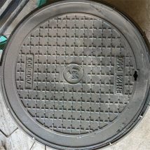 圆形500*600污水球墨铸铁井盖 承重等级D400 压力井 德成鑫