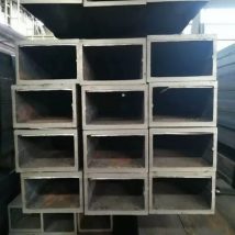 直缝矩形管 40×80方通铁管 Q235B空心方管 黑料扁方管