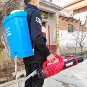 曲阜科瑞背负式电动喷雾器 街道社区消毒喷雾机 多功能消杀灭菌风雾机