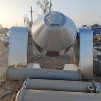 宝源耐腐蚀工业用搪瓷真空双锥干燥混合机二手九成新3000升
