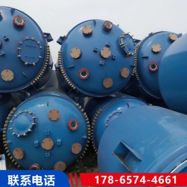 二手多功能开式蒸汽加热搪瓷反应釜 对焊法兰连接第2张