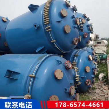 二手多功能开式蒸汽加热搪瓷反应釜 对焊法兰连接第4张