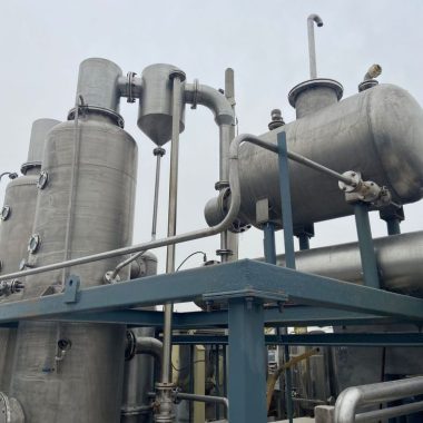 出售回收二手双效工业钛材强制循环蒸发器 蒸汽加热 结构紧凑第3张