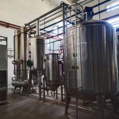 出售回收二手双效工业钛材强制循环蒸发器 蒸汽加热 结构紧凑第4张