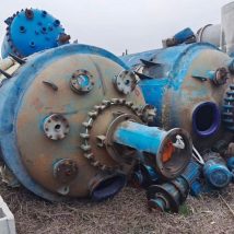 二手搪瓷反应釜 常压电加热搅拌釜 全自动操作