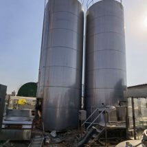 泽扬 二手不锈钢双层保温立式储罐 奶仓 奶罐 搅拌罐