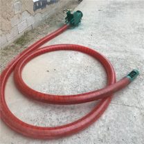 车载干沙输送机 软管无轴绞龙抽料机 小型吸粮机