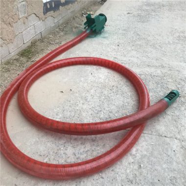 车载干沙输送机 软管无轴绞龙抽料机 小型吸粮机第1张