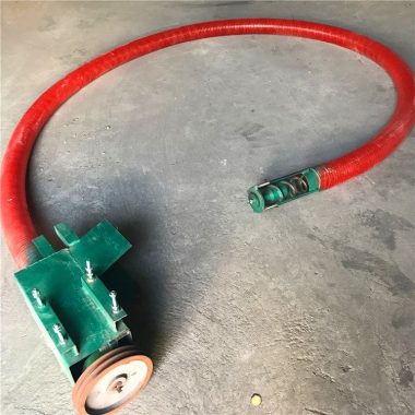 车载干沙输送机 软管无轴绞龙抽料机 小型吸粮机第2张