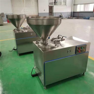全自动腊肠加工设备 生产双管液压灌肠机 正佳机械第2张