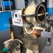 滚筒煎饼机大型 圆形卤肉卷饼机全自动 仿手工煎饼机设备
