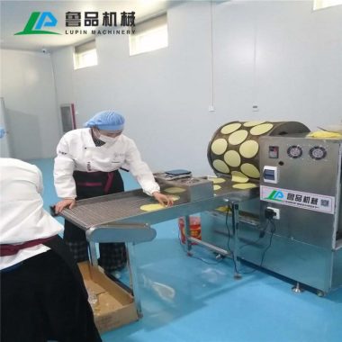 滚筒煎饼机大型 圆形卤肉卷饼机全自动 仿手工煎饼机设备第4张
