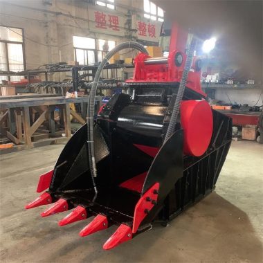 大型移动碎石斗粉碎斗挖机破碎斗品质 效率高 液压破碎 山科机械第2张