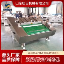 连续滚动式食品真空包装机 封口严密支持定制 松日机械