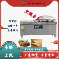 玉米全自动真空包装机 冻品牛羊肉真空机 双室真空包装设备